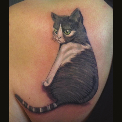 Tatuaje animal gato
